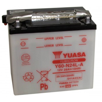 Batterie YUASA Y60-N24L-A Y60-N24L-A YUASA 133,59 €