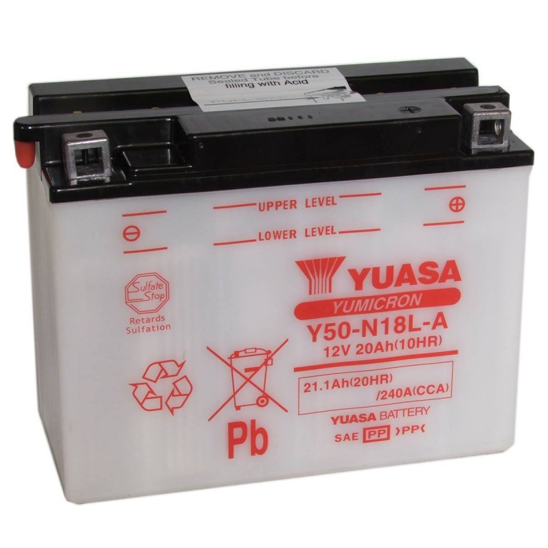 Batterie YUASA Y50-N18L-A Y50-N18L-A YUASA 120,43 €