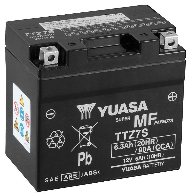 Battery YUASA TTZ7S Filled TTZ7S YUASA 83,86 €