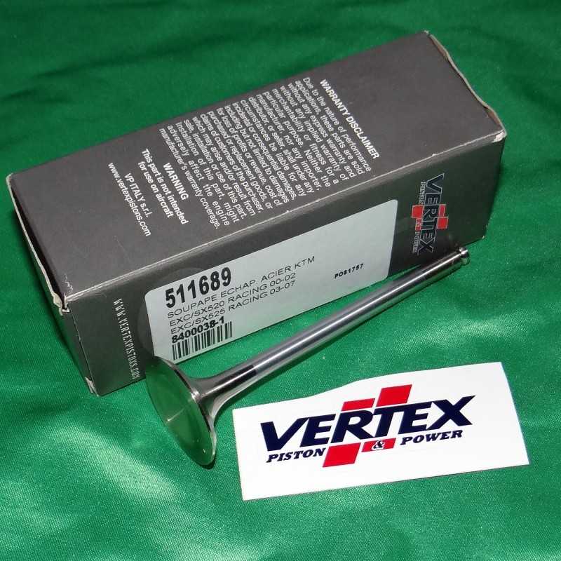 Soupape echappement VERTEX en acier pour KTM SX EXC 400 450 520 525 8400038-1 VERTEX 29,90 € Soupape echappement VERTEX en acier pour KTM SX EXC 400 450 520 525 8400038-1 VERTEX 29,90 €