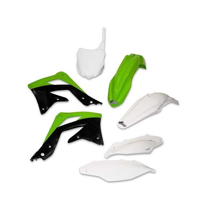 Kit plastiques UFO pour KAWASAKI KXF 450 KX450F de 2013 à 2015 KAKIT220E999 UFO 96,50 € Kit plastiques UFO pour KAWASAKI KXF 450 KX450F de 2013 à 2015 KAKIT220E999 UFO 96,50 €