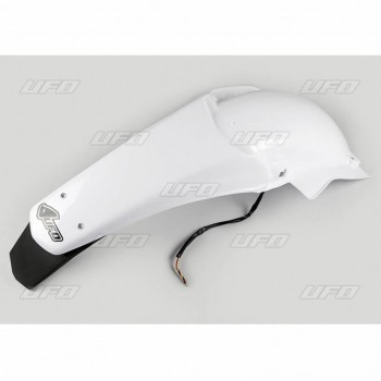 Rear mudguard UFO white for YAMAHA WRF, WR450F, WR250F from 2003, 2004, 2005, 2006