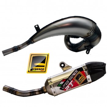 Exhaust FRESCO RAW for HUSQVARNA TE KTM EXC, SX 250 and 300 from 2006, 2007, 2008, 2009, 2010, 2016