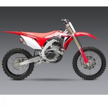 Dual muffler YOSHIMURA RS-9T for HONDA CRF 250 R, RX with carbon tip from 2020 to 2021