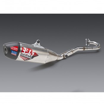 Complete line YOSHIMURA RS-12 aluminum and stainless steel carbon finish for SUZUKI RMZ 250 from 2019 to 2020