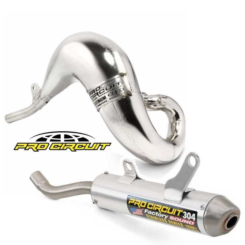 Pot d'échappement PRO CIRCUIT pour KAWASAKI KX 500 de 1989, 1995, 1996, 1997, 1998, 1999, 2000, 2001, 2002, 2003 Pot d'échappement PRO CIRCUIT pour KAWASAKI KX 500 de 1989, 1995, 1996, 1997, 1998, 1999, 2000, 2001, 2002, 2003