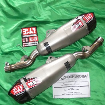 Dual muffler YOSHIMURA RS-9T for HONDA CR250F 250 R, RX from 2020 to 2021