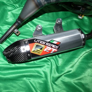 Photo of the FRESCO Factory muffler with carbon tip for BETA RR 125 from 2020 to 2021