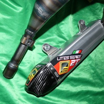Image of FRESCO FACTORY muffler for YAMAHA YZ 250cc with carbon end silencer