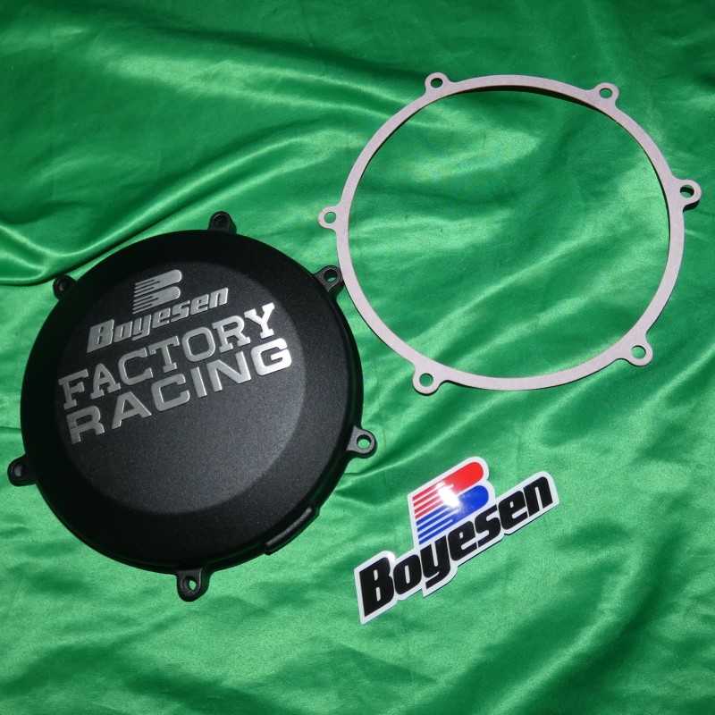 Couvercle de carter embrayage noir BOYESEN pour KAWASAKI KXF 450, KX450F de 2016, 2017 et 2018. Couvercle de carter embrayage noir BOYESEN pour KAWASAKI KXF 450, KX450F de 2016, 2017 et 2018.