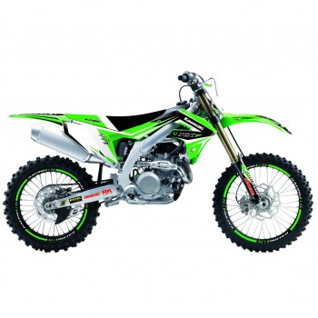 Deco kits BLACKBIRD GRAPHIC with seat house for KAWASAKI KX 85 from 2014 to 2021