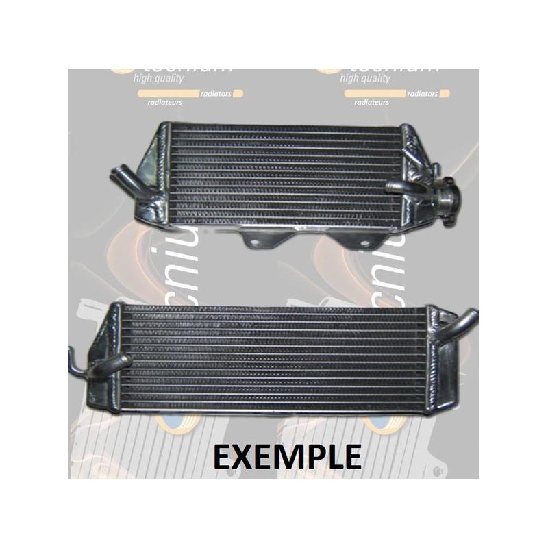 Radiator TECNIUM left or right choice for HONDA CRF 450 of 2017, 2018, 2019 and 2020