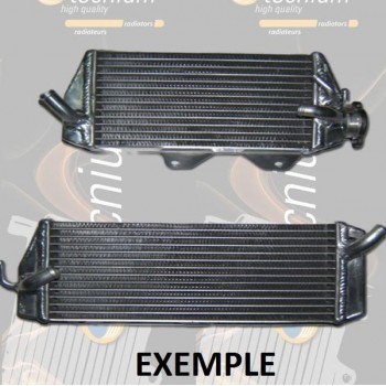 Radiator TECNIUM Oversize left or right for HONDA CRF 450 of 2017, 2018, 2019 and 2020