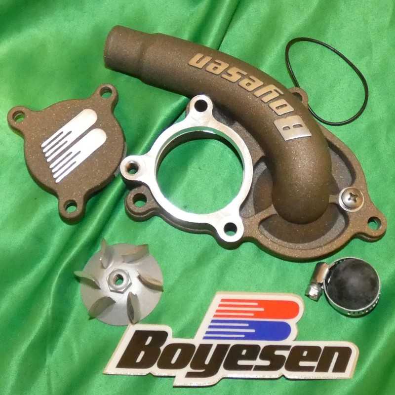 Carter de pompe a eau + helice magnesium BOYESEN pour SUZUKI RMZ250 de 2007, 2008, 2009, 2010, 2012