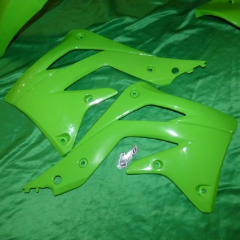 Pack carenage plastiques UFO pour KAWASAKI KXF 450 KX450F vert de 2013, 2014 et 2015
