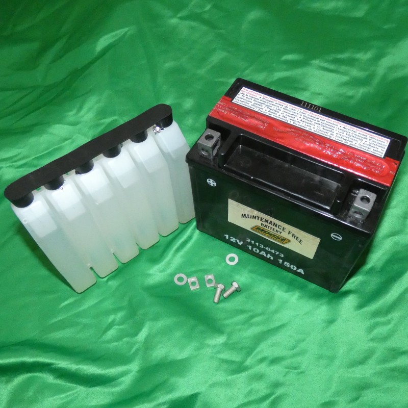 Batterie MOOSE YTX12-BS 10AH 12V acide sans entretien