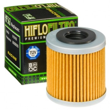 Filtro de aceite HIFLO FILTRO para APRILIA MVX, RS4, RX, RXV, SX, SXV, TUONO, DERBI GPR, SENDA,...,