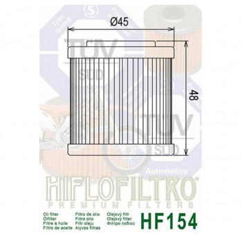 Oil filter HIFLO FILTRO for HUSQVARNA SMR, SM, TE,...