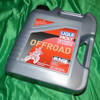 Engine Oil 2T 100% Offroad Synthesis LIQUI MOLY 1 Can of 4L Motorbike 2T Synth Offroad Race