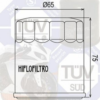 Filtre a huile HIFLO FILTRO pour KTM EGS, DUKE, 620, 640,...