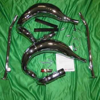 Exhaust system TURBOKIT for YAMAHA BANSHEE 350 reference Q2T02 chrome approved