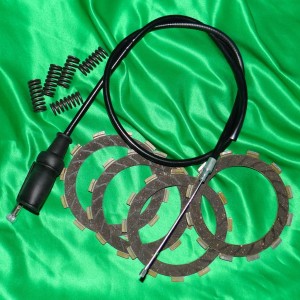 Clutch disc, lining, spring arm, cable,... for SUZUKI 2 stroke RM, RMX,...