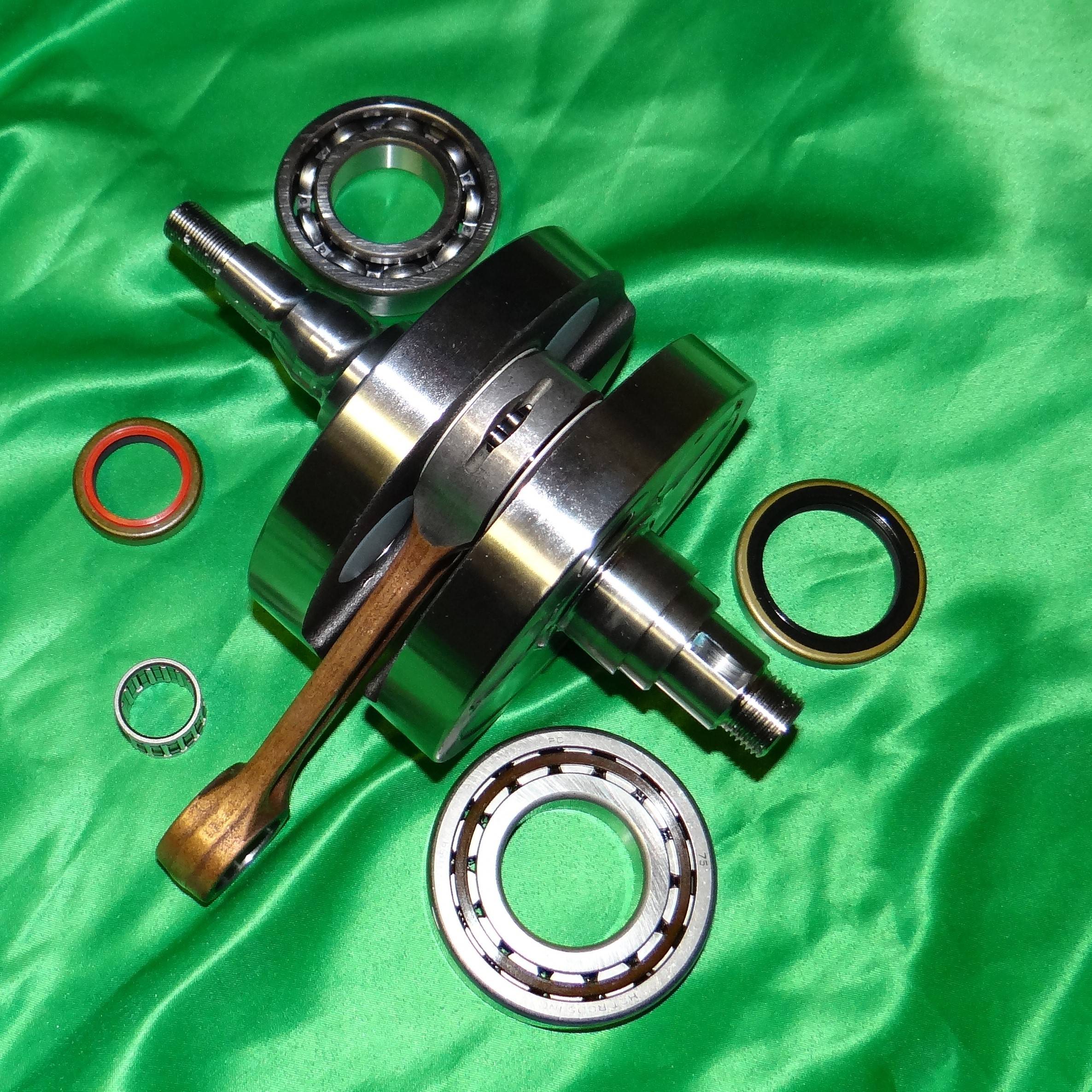 Crankshaft, crankcase, bearing, connecting rod and needle cage for SHERCO 4 stroke