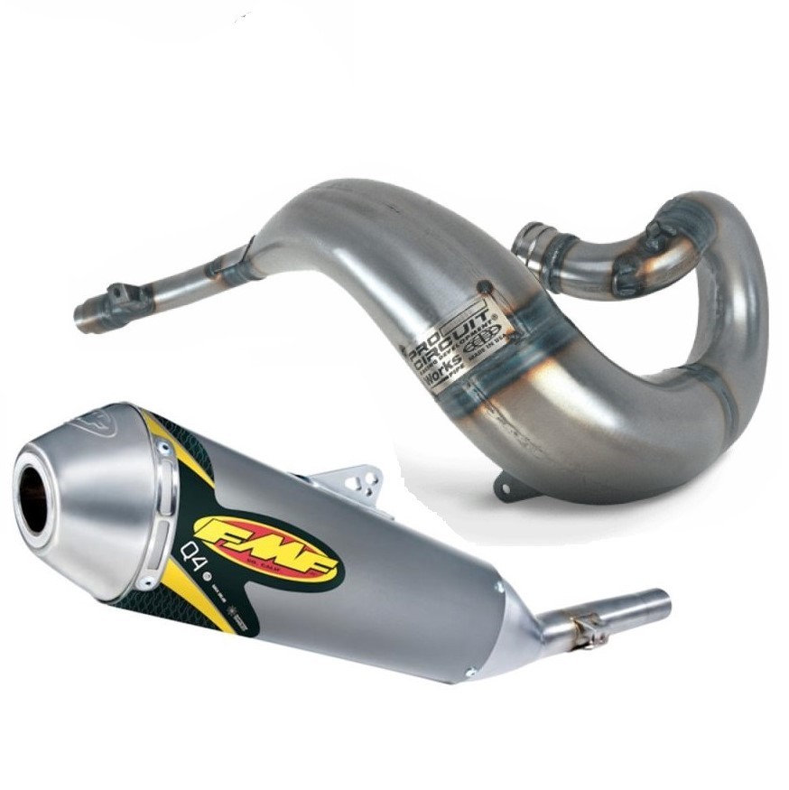 Muffler and accessory for GAS GAS 2 stroke