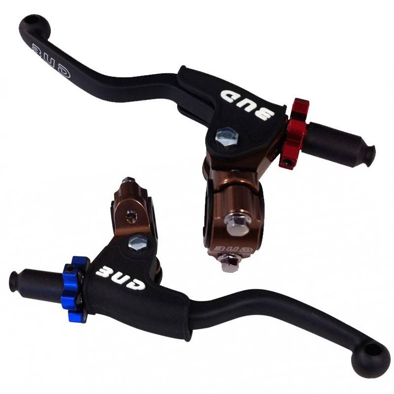 Brake and clutch lever for motocross, enduro and trial